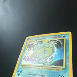 Pokemon Gyarados 6/102 Base Set Holo Unlimited Holo Rare English 1999 - HP - Image 3