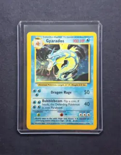 Gyarados 6/102 Base Set Unlimited Holo Rare Pokemon TCG Card 1999 English - Image 1