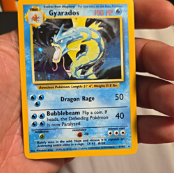 Pokemon TCG Gyarados 6/102 Base Set Unlimited Holo Rare 1999 English 100 HP - Image 1