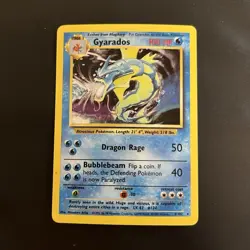 Pokemon Base Set Gyarados Holo Rare 6/102 Unlimited 1999 WOTC Vintage - Image 1