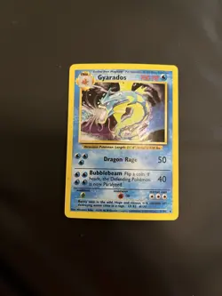 Pokemon Base Set Gyarados Holo Rare 6/102 Unlimited 1999 WOTC Vintage - Image 2