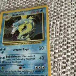 Pokemon TCG Base Set Gyarados 6/102 Holo Rare Unlimited English Wizards (1999) - Image 4