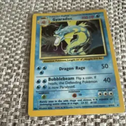Pokemon TCG Base Set Gyarados 6/102 Holo Rare Unlimited English Wizards (1999) - Image 5