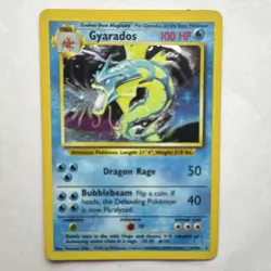 WOTC Gyarados 6/102 Base Set Unlimited 1999 ENG Holo Rare Pokemon TCG - Image 1