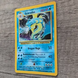 Pokemon TCG Gyarados Base Set Holo Rare Card 6/102 English 1999 100 HP Unlimited - Image 3