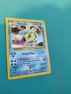 Pokemon Gyarados Holo Rare TCG Card 6/102 Base Set WOTC 1999 Unlimited VintageUK - Image 4