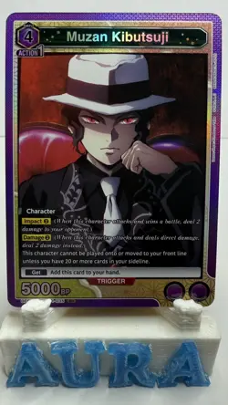 Union Arena Demon Slayer Kimetsu no Yaiba - Muzan Kibutsuji SR (UE05BT/KMY-1-35) - Image 1