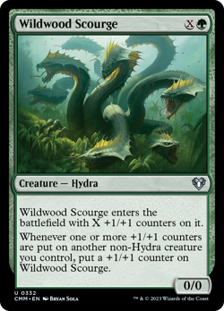 Wildwood Scourge [Commander Masters] Magic MTG - Image 1