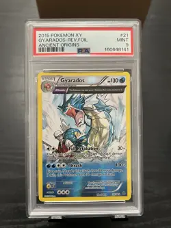 Gyarados Reverse Holo Ancient Origins 21/98 PSA 9 - Image 1