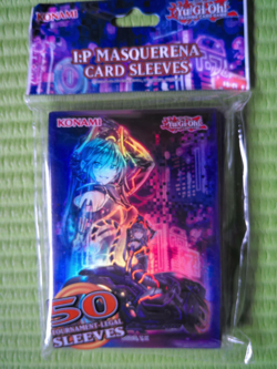 Yu-Gi-Oh! I:P Masquerena Card Sleeves 50 Count Konami New Sealed - Image 1