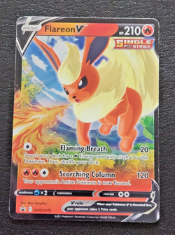 FLAREON V Holo Full Art Promo Pokemon Card ( SWSH149 Sword & Shield 2021 LP/MP ) - Image 2