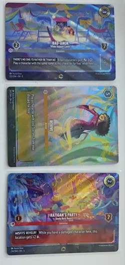 Lorcana Shimmering Skies - Enchanted - Set Of 3 Cards - Image 1