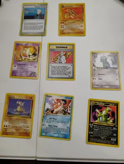 Pokemon lot Vtg Fossil Jungle vintage pokemon cards Free Shipping - Image 1