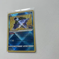 Pokemon TCG Radiant Blastoise Holo Card 018/078 - Image 2