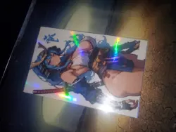 Waifu Samurai Woman Card HOLO - Image 1