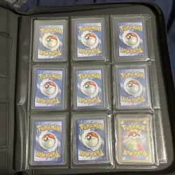 Pokemon card binder collection lot 9 cards - Image 2