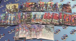 100+ Card Lot LR FOIL Bandai Gundam TCG GD03 GD04 ST09 Japanese NM Box Hits - Image 1