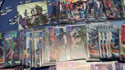 100+ Card Lot LR FOIL Bandai Gundam TCG GD03 GD04 ST09 Japanese NM Box Hits - Image 2