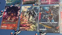 12 Card Lot Alt Art + FOIL Bandai Gundam TCG GD03 GD04 Japanese NM Box Hit - Image 4