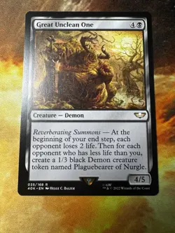 Great Unclean One - Near Mint MTG Universes Beyond: Warhammer 40K Mint - Image 3