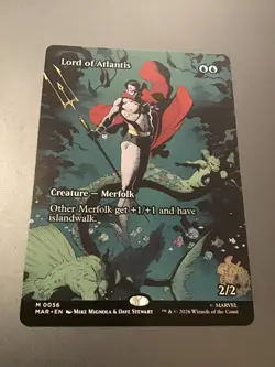MTG Marvel Super Heroes MAR 0044 Lord of Atlantis Borderless - Image 1