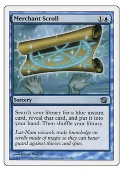 1x MTG Merchant Scroll - 8th Edition! NM Mint - Image 1