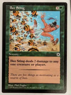 Bee Sting - Portal - Magic the Gathering MTG Nice! - Image 1