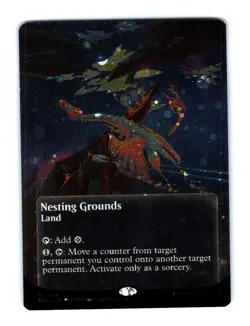 Edge of Eternities: Stellar Sights Nesting Grounds #0166 Borderless Galaxy Foil - Image 1