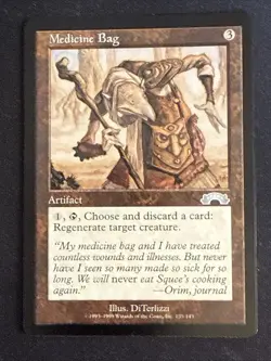 1x Medicine Bag (133) Exodus LP MTG Magic the Gathering x1 MKE - Image 1