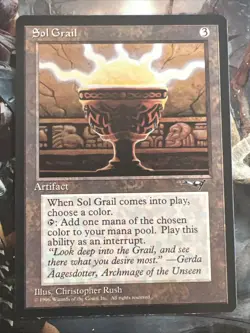 1x Sol Grail (130) Alliances LP MTG Magic the Gathering x1 MKE - Image 1