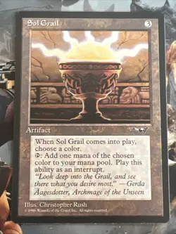 1x Sol Grail (130) Alliances LP MTG Magic the Gathering x1 MKE - Image 3