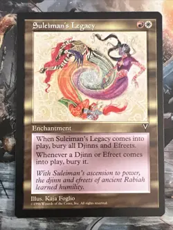 1x Suleiman's Legacy Visions LP MTG Magic the Gathering x1 MKE - Image 1
