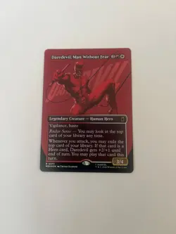 Daredevil, Man Without Fear (Borderless) (0372) Marvel Super Heroes Foil - Image 1