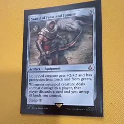 Wizards of the Coast MTG Sword of Feast and Famine 0099 Foil Ext Art Mythic EN - Image 4