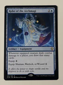 Robe of the Archmagi - Baldur's Gate CLB - Rare - MTG Magic Pack fresh - Image 1