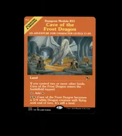Cave of the Frost Dragon (Dungeon Module) 350 MTG LP - Image 1