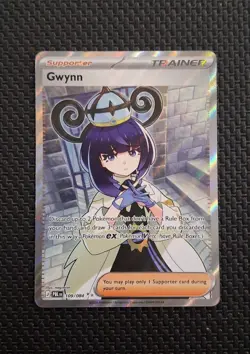 Gwynn 109/084 Ultra Rare Pitch Black Pokemon Holo NM - Image 1