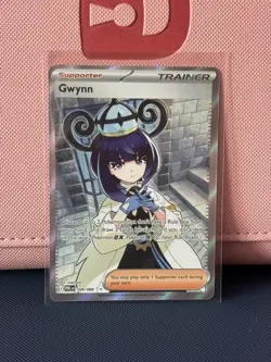 POKEMON - GWYNN - 109/084 ULTRA RARE HOLO PITCH BLACK - Image 1