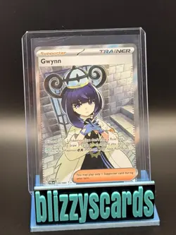NM Pokemon Pitch Black Gwynn 109/084 Ultra Rare Full Art - Image 1