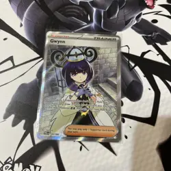 Gwynn Pokemon Pitch Black Full Art Trainer Card 109/084 Pre-release In Hand - Image 1