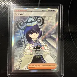 Gwynn Pokemon Pitch Black Full Art Trainer Card 109/084 - Image 1