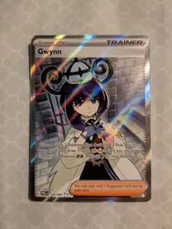 Gwynn Pokemon Pitch Black Full Art Trainer Card 109/084 Pre-release In Hand - Image 1