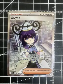 Pokemon TCG Gwynn 109/084 Full Art Pitch Black NM/M -Pack Fresh - Image 1