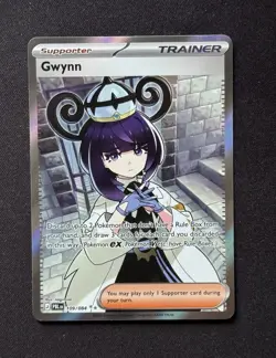 Pokemon Company Pokemon TCG Gwynn 109/084 Ultra Rare Full Art Pitch Black - Image 1
