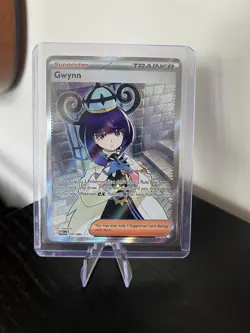 Pokemon TCG Gwynn 109/084 Pitch Black Full Art Double Rare Trainer Card - Image 1