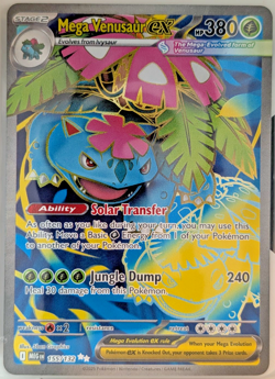 Pokemon TCG ME:01 Mega Evolution Mega Venusaur ex 155 Ultra Rare Full Art NM - Image 1
