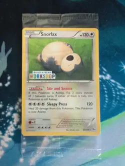 Snorlax Build-A-Bear Workshop Pokemon TCG Promo Sealed/NM - Image 1