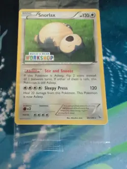 Snorlax Build-A-Bear Workshop Pokemon TCG Promo Sealed/NM - Image 3