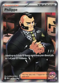 Philippe 110/086 Holo Ultra Rare Chaos Rising Pokemon Near Mint - Image 1