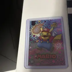 Mario (Pikachu) #E31 Pink Holo Box Hit Pikachu Cosplay NM - Image 1
